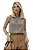 Blusa Regata Listras Viscose - Imagem 1