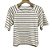 T-Shirt Listras Manga Curta Malha - Imagem 1