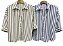 Camisa Listrada Manga 3/4 Viscolinho - Imagem 11