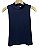 Blusa Regata Gola Malha Rib - Imagem 1