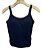 Blusa Alça Com Bojo Malha Rib - Imagem 1