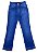 Calça Reta Tornozelo Cintura Alta Jeans - Imagem 1
