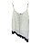 Blusa Poà Assimétrica Renda Crepe - Imagem 1
