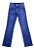 Calça Reta Cintura Alta Jeans - Imagem 1