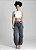Calça Barrel Cintura Alta Jeans - Imagem 1