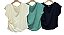 Blusa Manga Curta Detalhe Lateral Viscose - Imagem 4