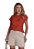 Blusa Manga Curta Detalhe Lateral Viscose - Imagem 1