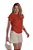 Blusa Manga Curta Detalhe Lateral Viscose - Imagem 2