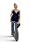 Calça Wide Leg Petit Cintura Alta Jeans - Imagem 3