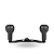 MANIVELA GOMEXUS 100MM ALUMINUM CARRETILHA TPE KNOB ROUND - Imagem 4