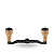MANIVELA GOMEXUS 120MM ALUMINUM CARRETILHA CORK KNOB - Imagem 1