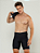 BERMUDA 6 POCKETS RUN PRETA MASCULINO - Imagem 1