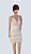 Vestido De Crochê, Modelo Frente Única, Off White Com Detalhes Lavanda! - Imagem 2