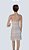 Vestido De Crochê, Modelo Frente Única, Off White Com Detalhes Lavanda! - Imagem 3