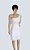 Vestido de Crochê, Branco, Modelo Um Ombro Só! - Imagem 2