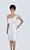 Vestido de Crochê, Branco, Modelo Um Ombro Só! - Imagem 4