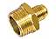 NIPLE RED. 1/2 NPT EXT X 3/8 SAE 20104 / 30049 - Imagem 1
