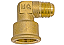 JOELHO LATAO 1/2 NPT INT X 3/8 SAE EXT 20085 / 30084 - Imagem 1