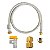 KIT PARA INSTALAÇÃO DE FOGÃO A GAS 1.00 MT C/ REGISTRO E ADAPTADOR 30003 / 1455 - Imagem 3
