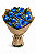 Buquê de 12 Rosas Azul com Egípcios - Imagem 4