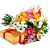 Buque Mix de Flores do Campo com Caixa de Chocolate - Imagem 1