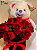 Box de Rosas Vermelhas com Mega Urso de Pelúcia - Imagem 1