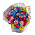 Buquê Flowers Pink & Blue - Imagem 1