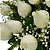 Luxuosa Cesta Com 36 Rosas Brancas - Imagem 3