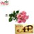 Buquê 6 rosas nacionais cor de rosa com Ferrero 100g - Imagem 1