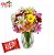 Arranjo mix Flores com Kit Kat - Imagem 1