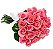Buque 20 rosas Cor de rosa - Imagem 1