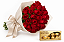 Buque 18 Rosas vermelhas Com Ferrero 100g - Imagem 3