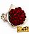Buque 18 Rosas vermelhas Com Ferrero 100g - Imagem 1