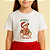 Camiseta Infantil Urso Teddy Momentos Mágicos - OFF white - 100% Algodão - 4 a 12 anos - Cambitinhos - Imagem 1