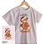 Camiseta Infantil Urso Teddy Momentos Mágicos - OFF white - 100% Algodão - 4 a 12 anos - Cambitinhos - Imagem 3