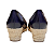 ESPADRILLE ANABELA CAPRI INDIGO SALTO 5,5 CM - Imagem 4