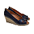 ESPADRILLE ANABELA CAPRI INDIGO SALTO 5,5 CM - Imagem 2