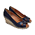 ESPADRILLE ANABELA CAPRI INDIGO SALTO 5,5 CM - Imagem 3