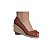 ESPADRILLE ANABELA CAPRI CARAMELO SALTO 5,5 CM - Imagem 1
