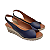 Espadrille Bali Slim Marinho salto 3,5 cm - Imagem 3