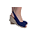 ESPADRILLE ANABELA ALGARVE MARINHO SALTO 5,5 CM - Imagem 1