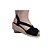 ESPADRILLE AVARCA PRETO SALTO 3,5 CM - Imagem 1