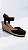 ESPADRILLE ANABELA VIENA PRETO SALTO 5,5 CM - Imagem 5