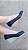 ESPADRILLE ANABELA PEEP TOE MARINHO SALTO 5,5 CM - Imagem 4