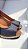 ESPADRILLE ANABELA PEEP TOE MARINHO SALTO 5,5 CM - Imagem 6