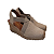 Espadrille Anabela Salomé Amêndoa salto 5,5 cm - Imagem 3