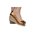 ESPADRILLE ANABELA CAPRI AGED BRONZE SALTO 5,5 CM - Imagem 1