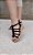 SANDÁLIA ESPADRILLE ANABELA ROMA PRETO SALTO 5,5 CM - Imagem 2