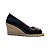 ESPADRILLE ANABELA CAPRI PRETO SALTO 5,5 CM - Imagem 1