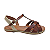 SANDÁLIA FLAT ALBA CAMEL - Imagem 1